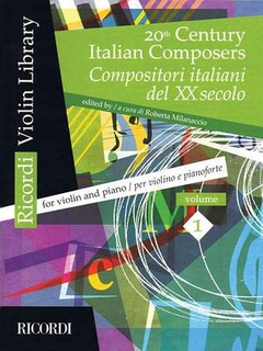 HAL LEONARD Milano, Roberta (ed): 20th Century Italian Composers, Vol.1