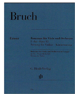 HAL LEONARD Bruch, M. (Gertsch, ed.): Romance in F Major, Op.85, urtext (vioin & piano)