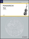 HAL LEONARD Penderecki, K.: Tanz (viola)