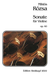 Rozsa, Miklos: Sonate Op.40 (violin solo)