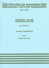 Sibelius, Jean: Danse Champetre Op.106 #3 (violin & piano)