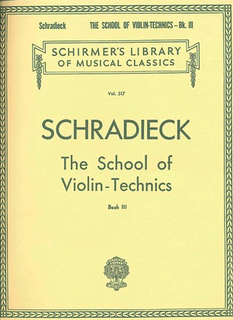 HAL LEONARD Schradieck: School of Violin Bk.3-Different Modes of Bowing SCHIRMER