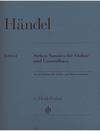 HAL LEONARD Handel, G.F. (Sadie, ed.): 7 Sonatas urtext, (violin & piano)