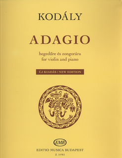HAL LEONARD Kodaly, Zoltan: Adagio (violin  & piano)