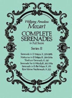 Mozart, W.A.: Dover SCORE Complete Serenades, Series 2