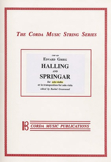 Grieg, Edvard: Halling & Springar (violin solo or viola solo)