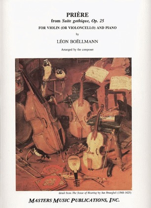 LudwigMasters Boellmann, Leon: Priere from Suite gothique, Op.25 (violin & piano)(cello & piano)