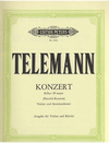 Telemann, G.P.: Violin Concerto ''Pisendel) (violin & piano)