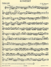 Telemann, G.P.: Violin Concerto ''Pisendel) (violin & piano)