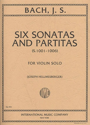 International Music Company Bach, J.S. (Helmesberger): Six Sonatas and Partitas (violin solo)