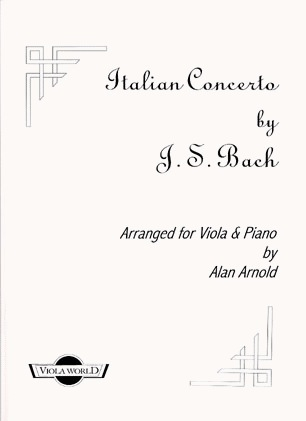 Bach, J.S. (Arnold): Italian Concerto (viola & piano)