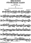 HAL LEONARD Reger, M. (Beyer, ed.): Three Suites, Op.131d, urtext, (viola)