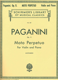 HAL LEONARD Paganini, Niccolo: Moto Perpetuo Op.11 (violin & piano)