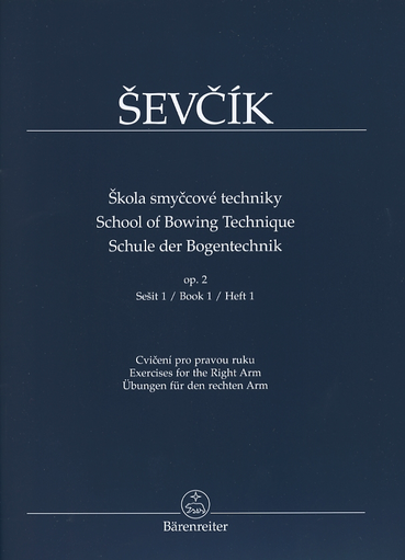 Barenreiter Sevcik, Otakar (Foltyn): School of Bowing Technique, Op. 2 Bk. 1 (violin) Barenreiter