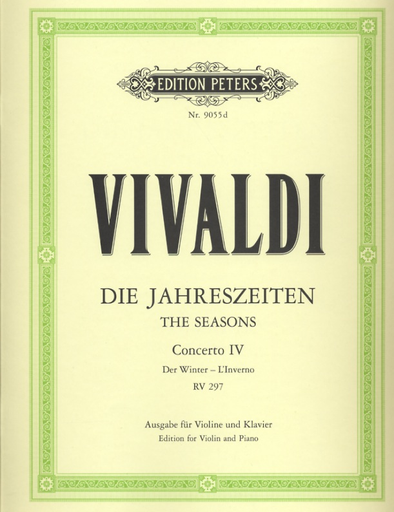 Vivaldi, A .: ''Winter'' from 4 Seasons (violin & piano)