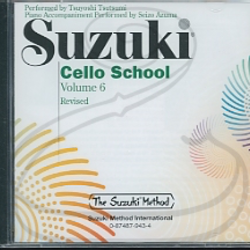 CD: Suzuki Cello School, Vol.6 - REVISED