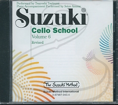 CD: Suzuki Cello School, Vol.6 - REVISED