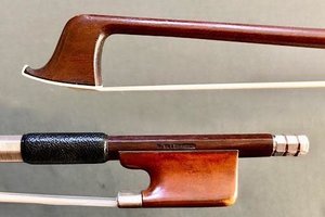 Helmuth Ellersieck silver 3/4 violin bow, GERMANY