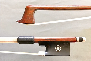 OTTO PAULUS ebony/silver violin bow GERMANY 65.4 grams