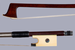 Snakewood viola bow, ivory/silver