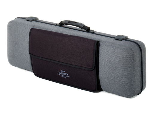 Turbulens Havanemone Bestil Winter Jakob Winter Greenline grey oblong violin case, 4/4-3/4, w.  detachable pocket, GERMANY - Metzler Violin Shop