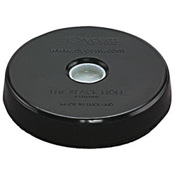 Dycem Black Hole cello endpin stop - Dycem non-slip cello mat