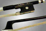 K. Holtz K. Holtz 4/4 fiberglass cello bow with ebony frog and horsehair