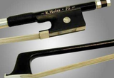 K. Holtz K. Holtz 1/4 fiberglass cello bow with ebony frog and horsehair