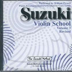CD: Suzuki Violin School (Preucil), Vol.3 - REVISED