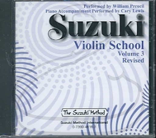 CD: Suzuki Violin School (Preucil), Vol.3 - REVISED - Metzler Violin Shop