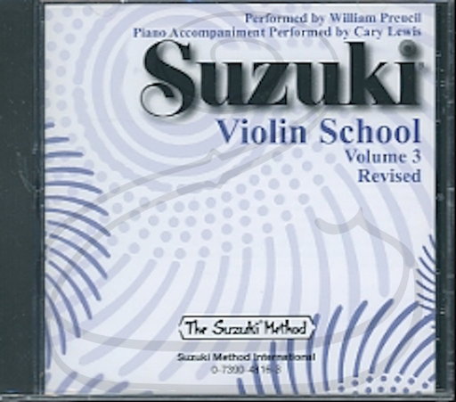 CD: Suzuki Violin School (Preucil), Vol.3 - REVISED