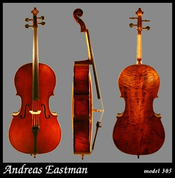 Andreas Eastman 3/4 Cello, model VC305
