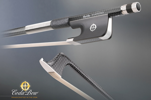 CodaBow Coda DIAMOND SX Cello bow, with GlobalBow Technology (Full Size), USA