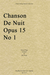 Elgar, Edward (Thorp): Chanson de Nuit (string quartet)