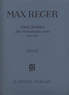 HAL LEONARD Reger, M. (Seiffert, ed.): Three Suites, Op.131c (cello)
