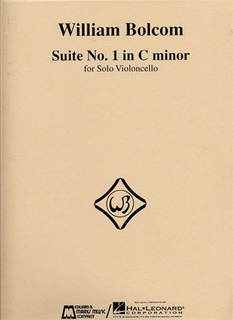 HAL LEONARD Bolcom, William: Suite No. 1 in C minor for Solo Cello