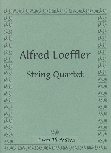 Associated Music Publishers, Inc. Loeffler, Alfred: String Quartet (score and parts)