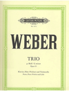 Weber, Carl Maria von: Trio in G minor Op.63 (flute or violin, cello & piano)