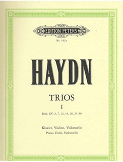 Haydn, F.J.: Piano Trios, Vol.1 Peters edition (violin, cello, piano)