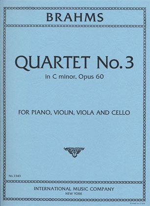 International Music Company Brahms, Johannes: Piano Quartet in C minor, Op. 60 (violin, viola, cello, piano)