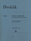 Dvorak, A: Terzetto in C Major op.74 (2 violins and viola) Henle Urtext