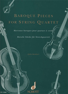 HAL LEONARD Kember, J. (arr): Baroque Pieces for String Quartet (2 violins, viola, and cello)