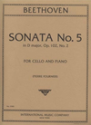 International Music Company Beethoven (Fournier): Sonata #5 in D major, Op.102#2 (cello & piano)