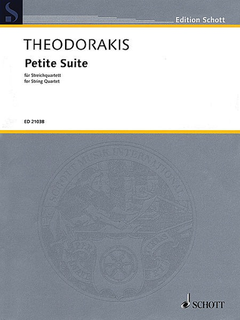 HAL LEONARD Theodorakis, Mikis: Petite Suite for String Quartet (score and parts)