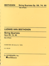 HAL LEONARD Beethoven, L.van: String Quartets Op.59, 74, 95 (set of parts) Schirmer