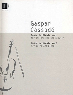 Carl Fischer Cassado, Gaspar: Danse du Diable Vert (Cello & Piano)