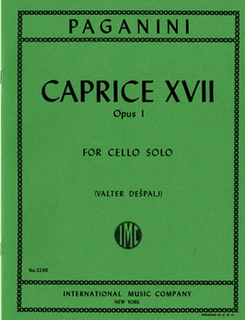 International Music Company Paganini, Niccolo: Caprice No.17 Op.1 (cello)