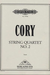 Cory, Eleanor : String Quartet No.2, score and parts