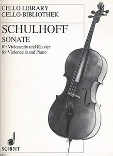 HAL LEONARD Schulhoff, Erwin: Sonate (cello & piano)