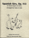 Last Resort Music Publishing de Beriot, Charles-Auguste (Lish): Spanish Airs, Op. 113 (viola & cello, score & parts)